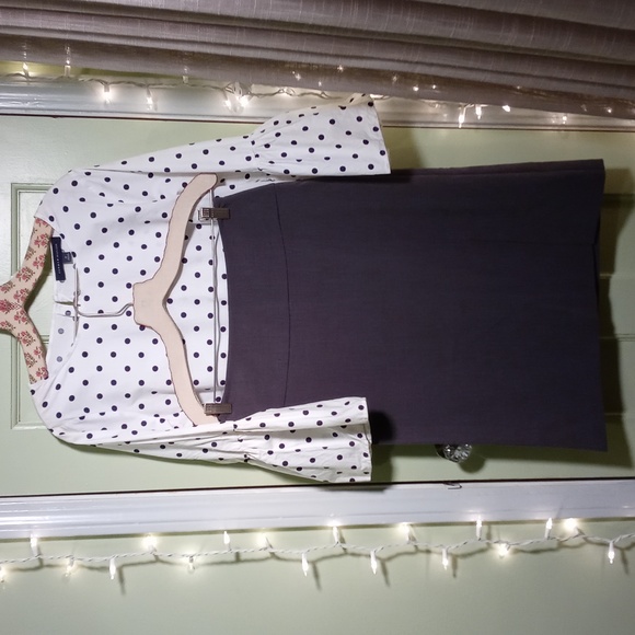 Women's George grey 8 skirt mid-thigh length - Picture 3 of 9